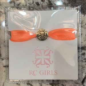 Rustic Cuff girls hair tie and bracelet